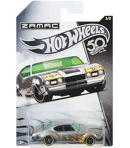 Amazon.com: Hot Wheels ZAMAC '67 Ford Mustang Coupe 1/8 50TH
